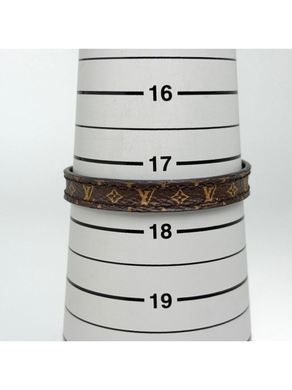 Louis Vuitton Bracelet Fasten Your LV Monogram Brown Gold - Picture 6 of 6